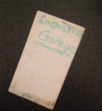 Innovation Garage business card